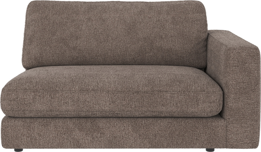 Højre Armlæn Til Modulsofa Rowico Duncan Greg Stof Mørk Beige H78ã B129ã D103