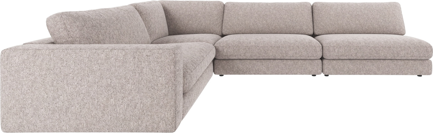 Hjørnesofa Rowico Duncan Modulsofa  -formet 23-personers Gråt Meleret Max 180 Polyester ø325x230