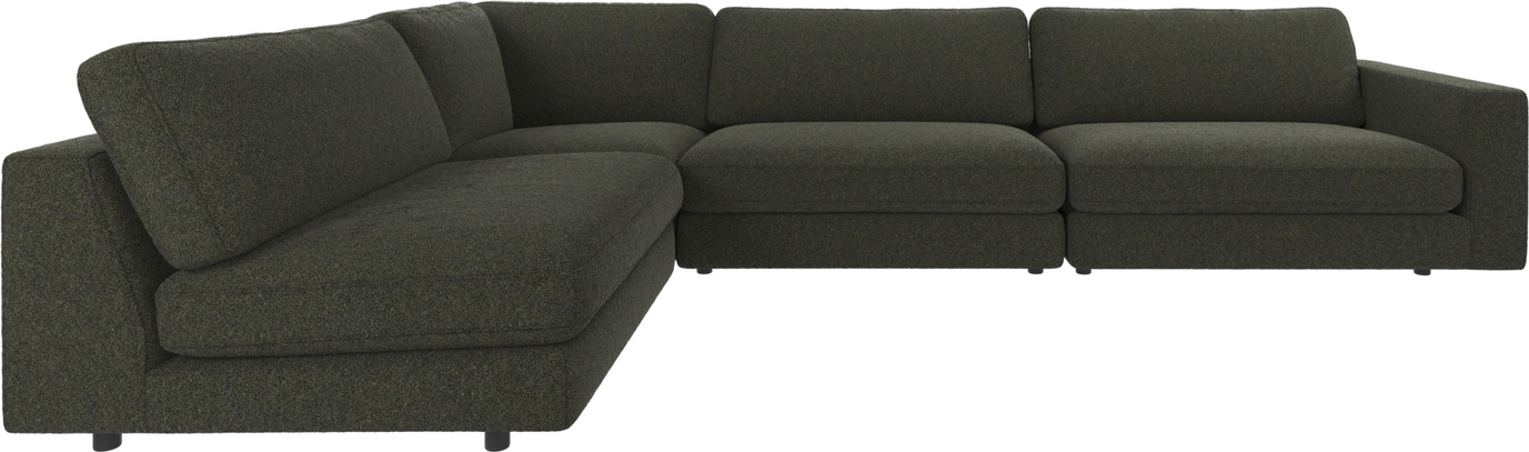 Hjørnesofa Rowico Duncan Alice Polyester Grøn Modulopbygget 345x216