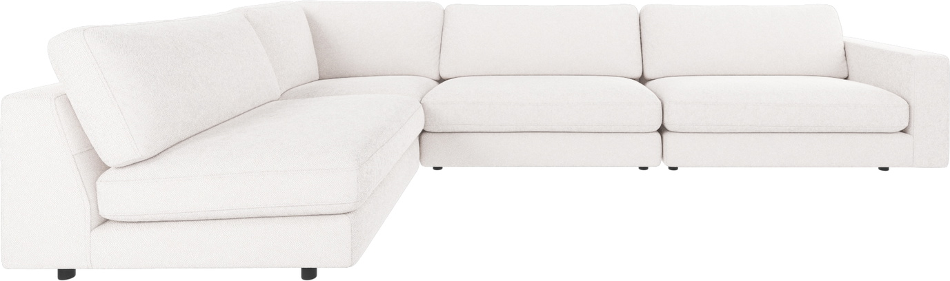 Hjørnesofa Rowico Duncan Modulopbygget Hvid Bobby   100  Polyester 345x216x78