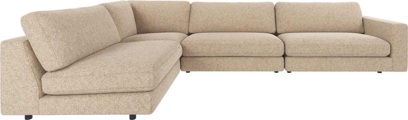 Hjørnesofa Rowico Duncan Nordisk Modulsofa   Stof Bobby Beige 345ã 216