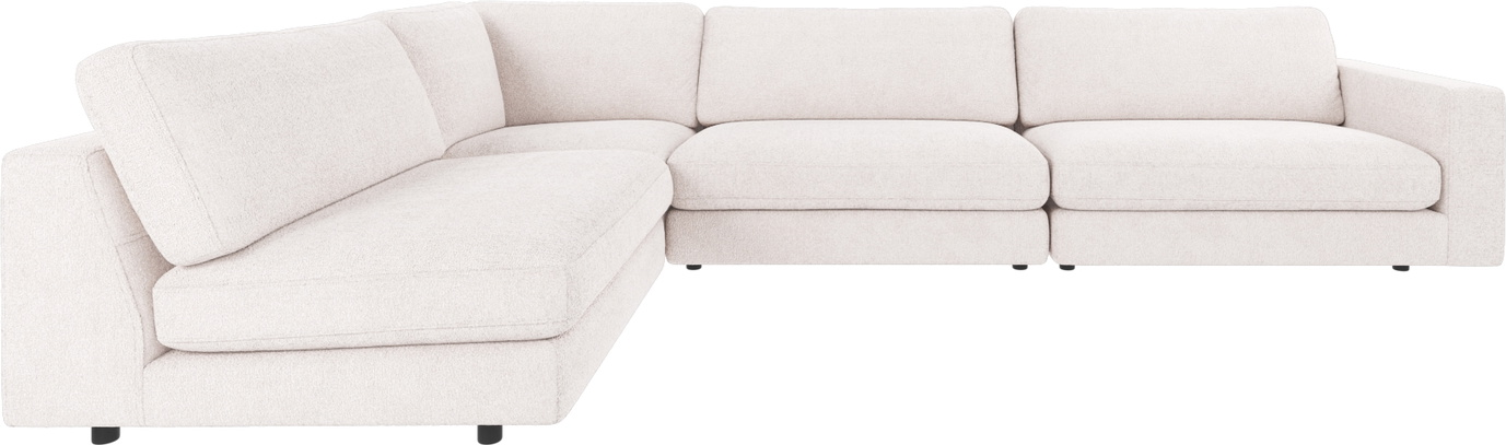 Hjørnesofa Rowico Duncan Greg   Hvid Med Koldskum   Zig-zag-fjedre 345ã 216   Modulopbygget