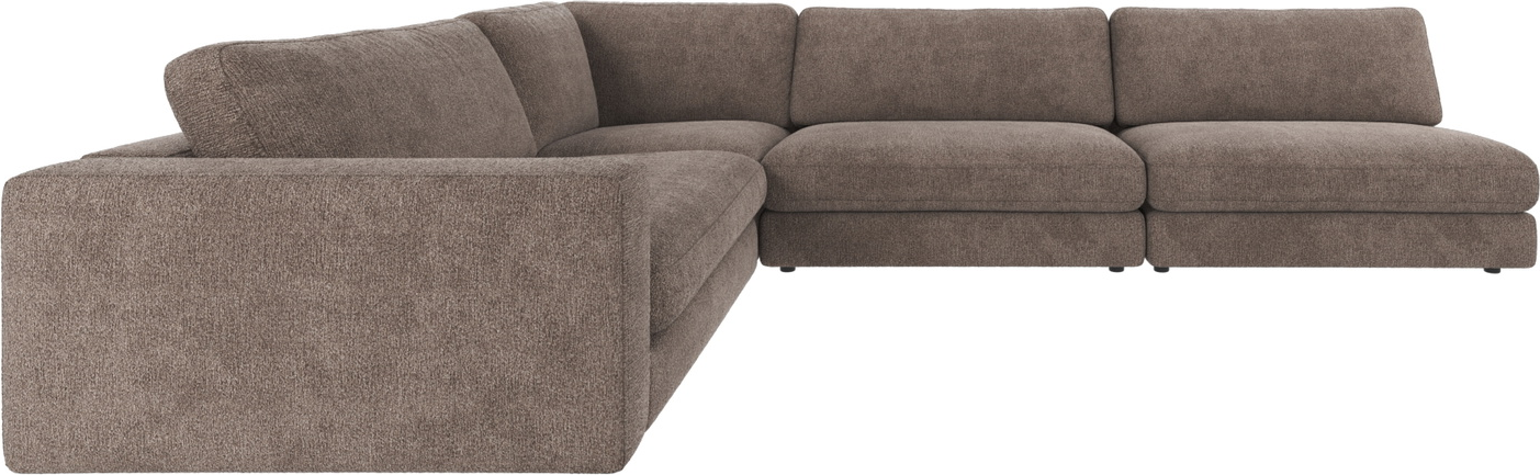 Hjørnesofa Rowico Duncan Stof Greg   Mørk Beige 325ã 230