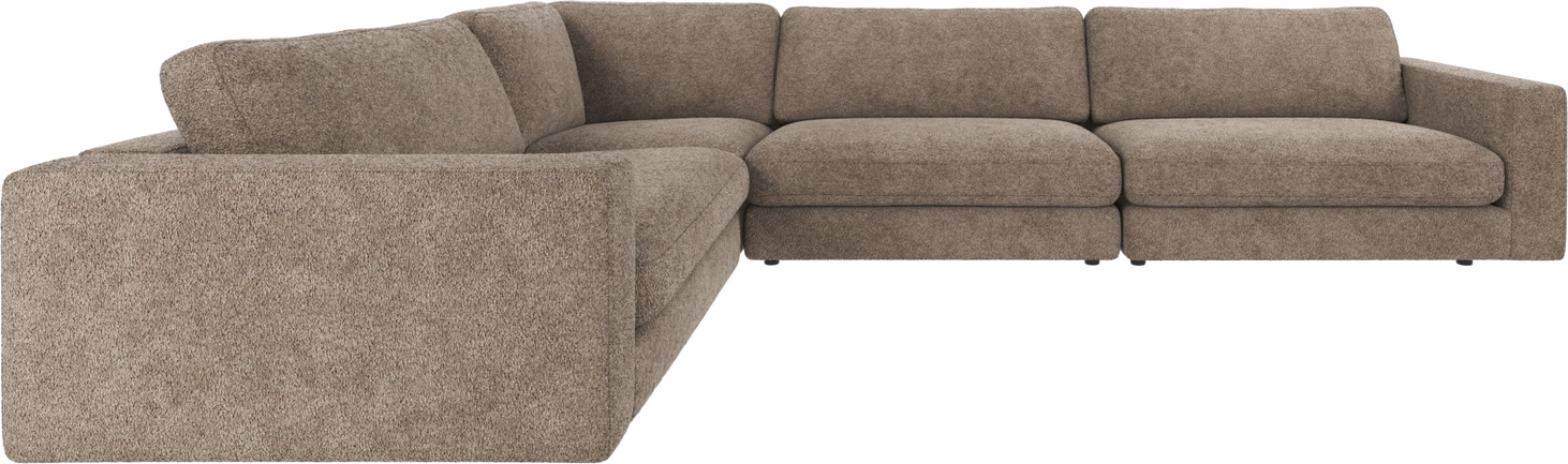 Hjørnesofa Rowico Duncan Modulopbygget Mørk Beige   Slidstærkt Anna  -stof 345