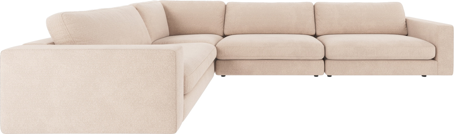 Hjørnesofa Rowico Duncan Modulopbygget   Rita   Lys Beige Melange-stof H78xb345xd233