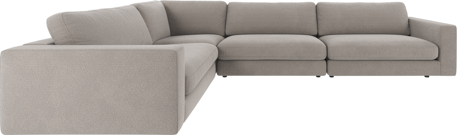 Hjørnesofa Rowico Duncan Rita Lysegrå Polyester Skandinavisk Design