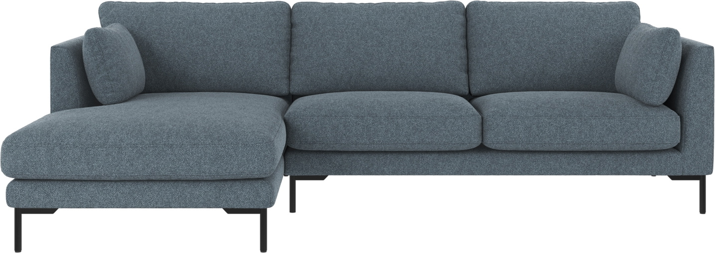 Chaiselongsofa Rowico Corwin Bobby Mellemblå   Venstrevendt 270x160   Polyester Fsc-certificeret