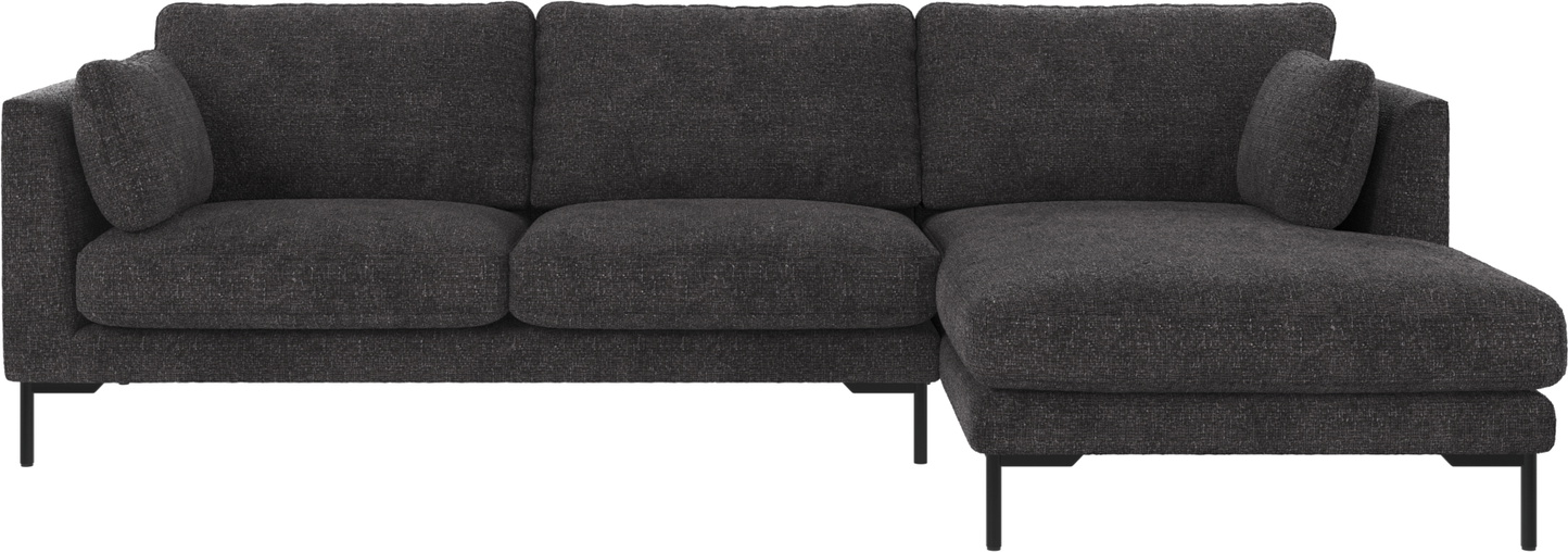 Chaiselongsofa Højrevendt Rowico Corwin Robin Polyester Mørkegrå 270x160