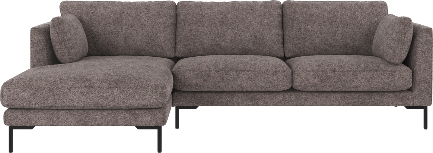 Chaiselongsofa Rowico Corwin Venstrevendt Mørkegrå 270x160