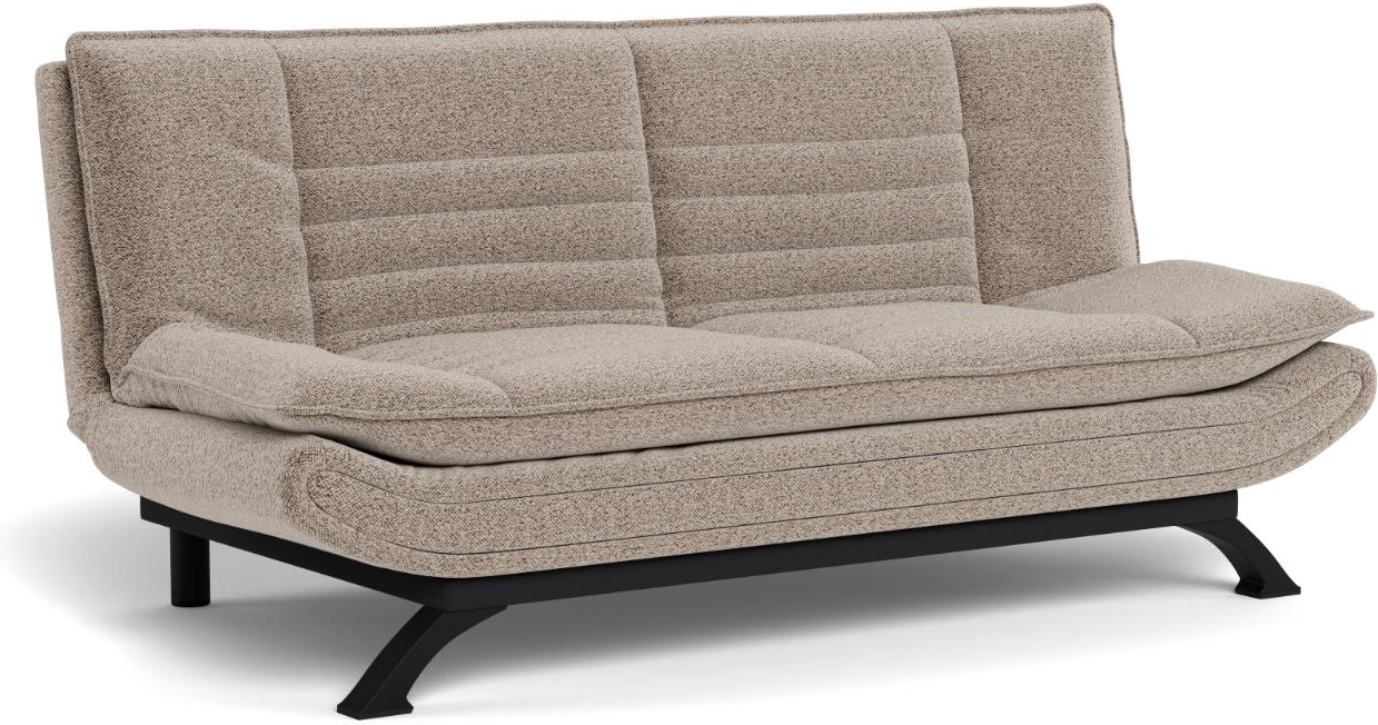 Sovesofa Signature Lykke  -personers Monza Beige B196   Click   Clack Mat Sort Stel