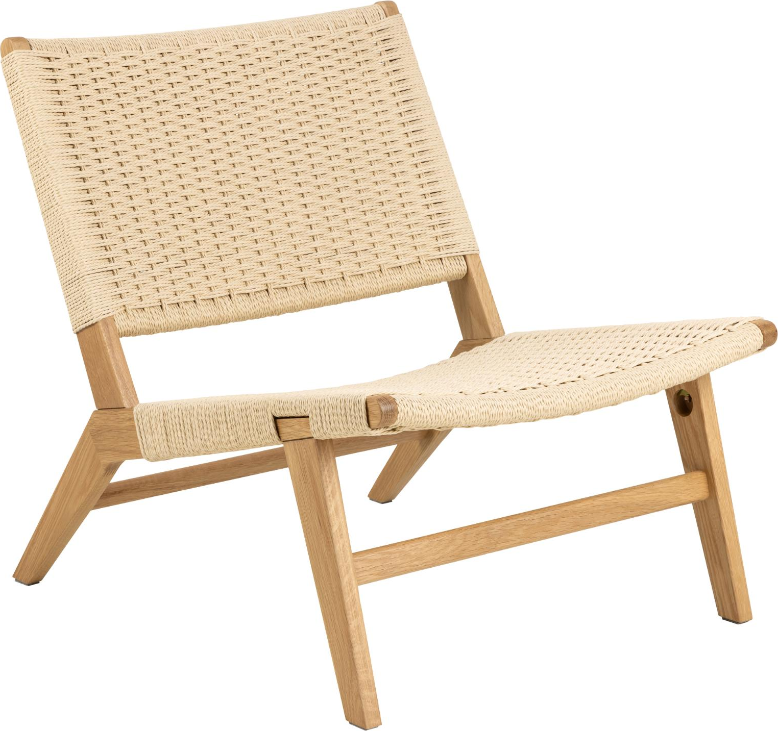 Loungestol Signature Cason  Lænestol   Off-white Papirflet Med Stel   Mat    H72xb63xd50