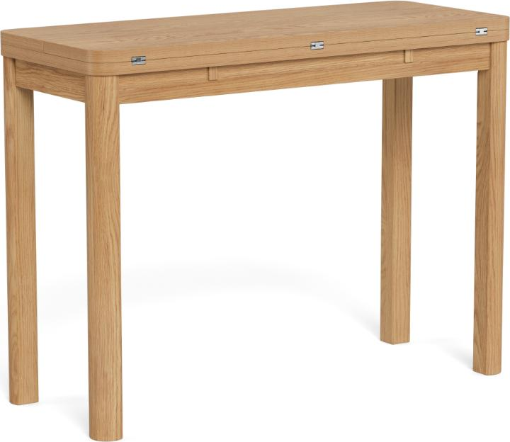 Spisebord Signature Westby   Egfiner Natur  Udvidelsesbord Med Indbygget Tillægsplade  120x90