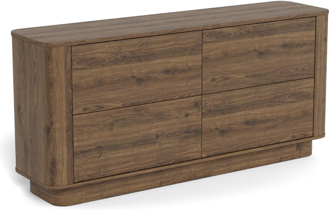 Kommode Signature Arloft  Røget      Skuffer Push- -open  B160ã D40ã H75