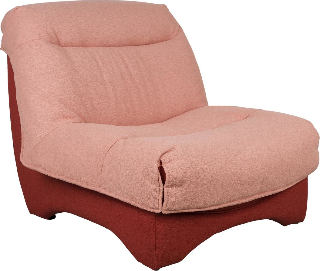 Loungestol Studio White Twister Stof Støvet Rosa 80x72x102