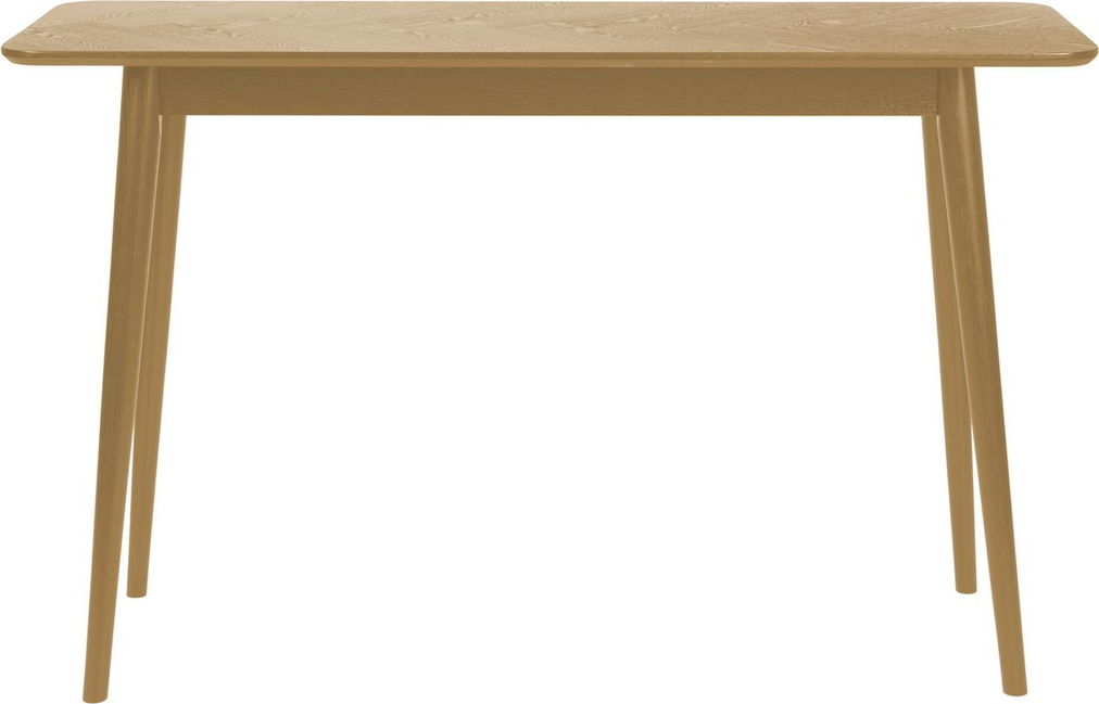 Konsolbord Studio White Fabio Taupe Egetræsfiner 120x40x75