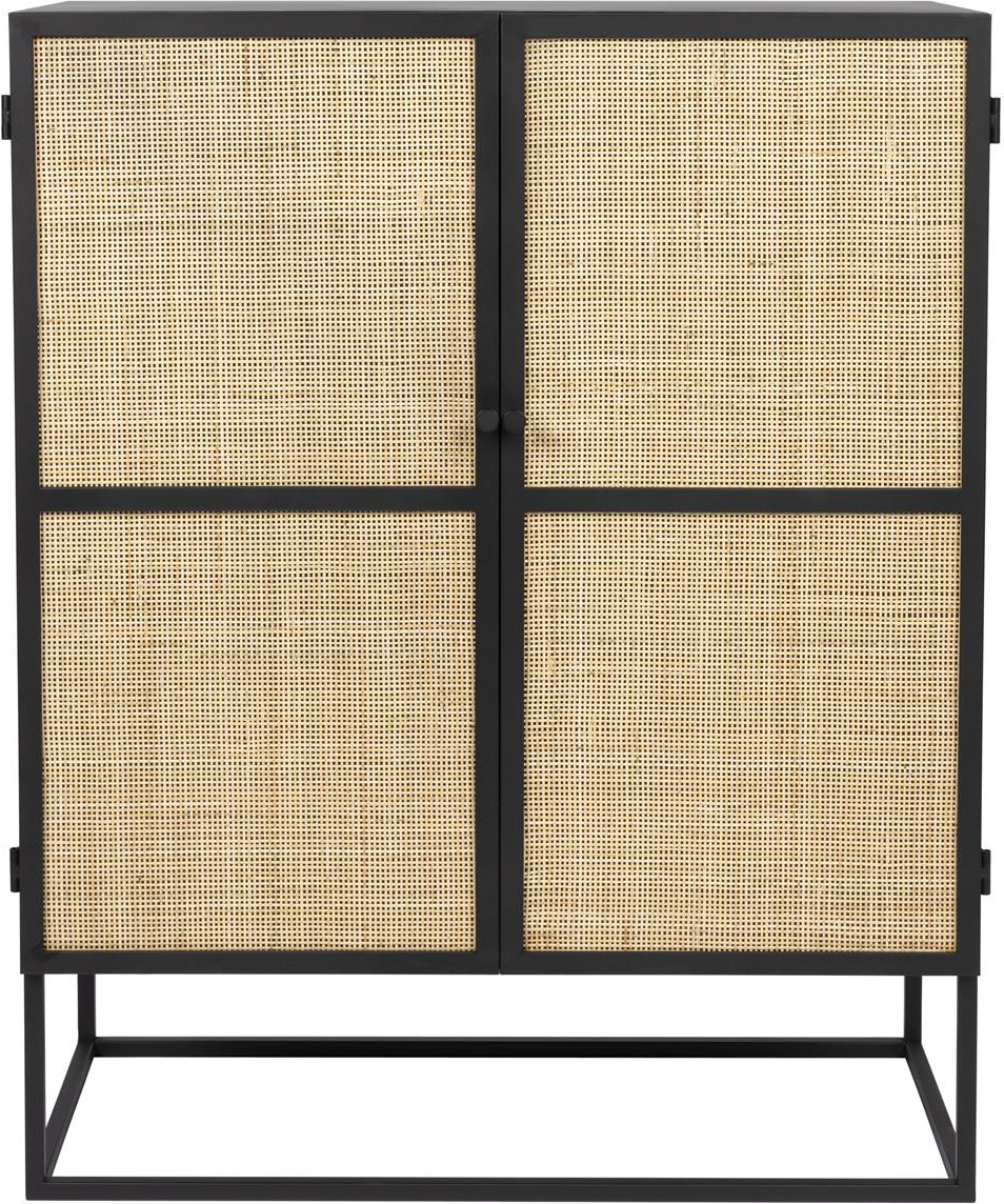 Højskab Studio White Guuji Opbevaringsskab Antracit 100x38x80   Mdf   Jernstel