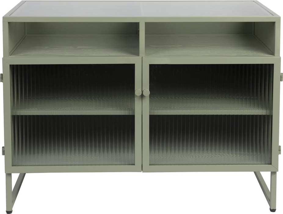 Skænk Studio White Herbe Askegrå Mdf Metal 58ã 80ã 38