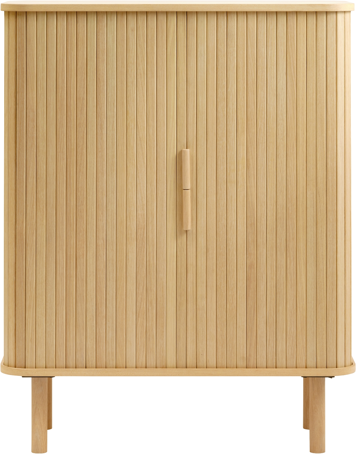 Højskab Nordique Design Cavo Natur Egetræ Med Justerbare Hylder H113xb90xd40