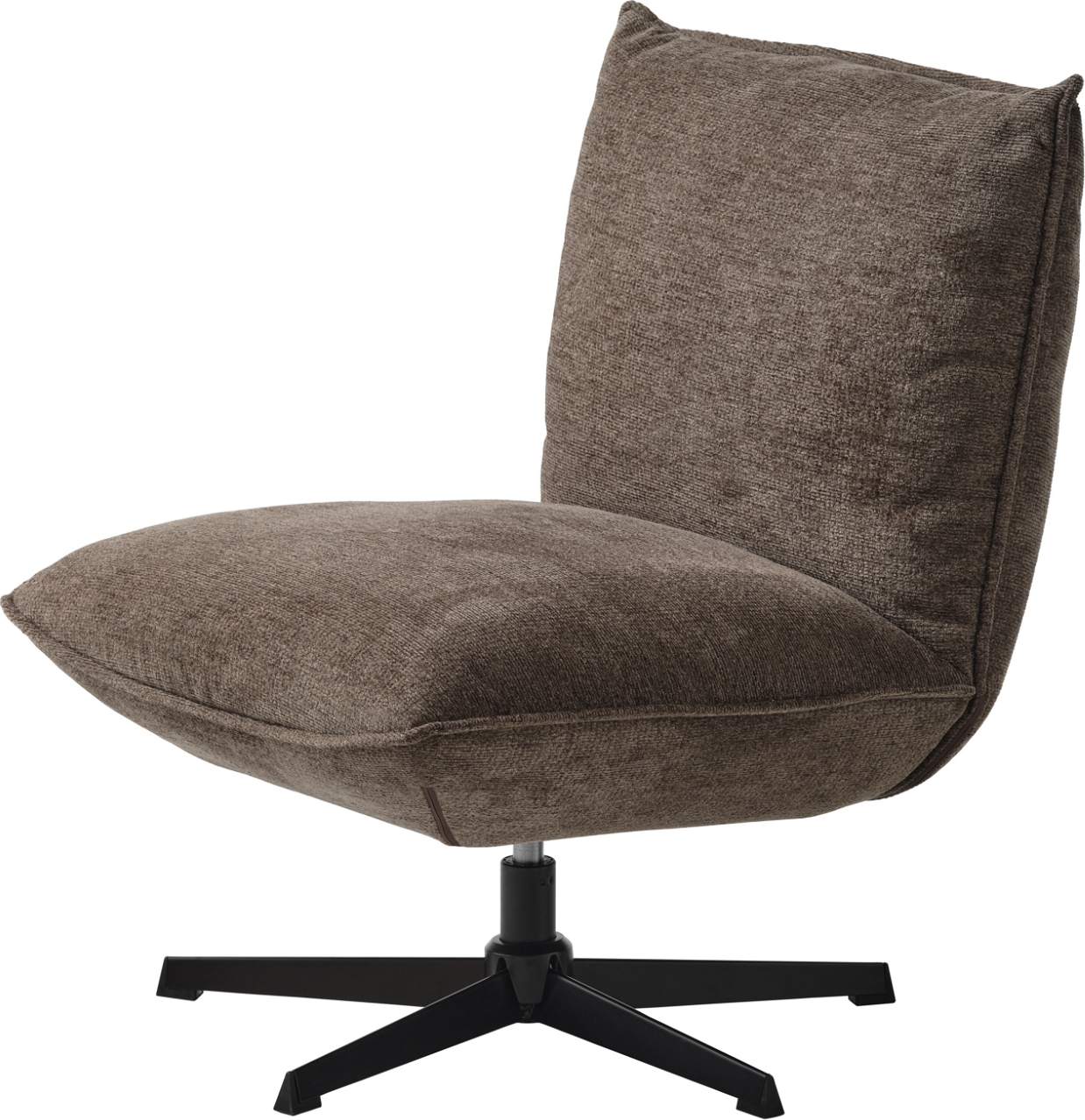 Loungestol Nordique Design Fraser   Choco Sea 442 Mocca Chenille  Metalramme  H88   B70   D83    Bæredygtig