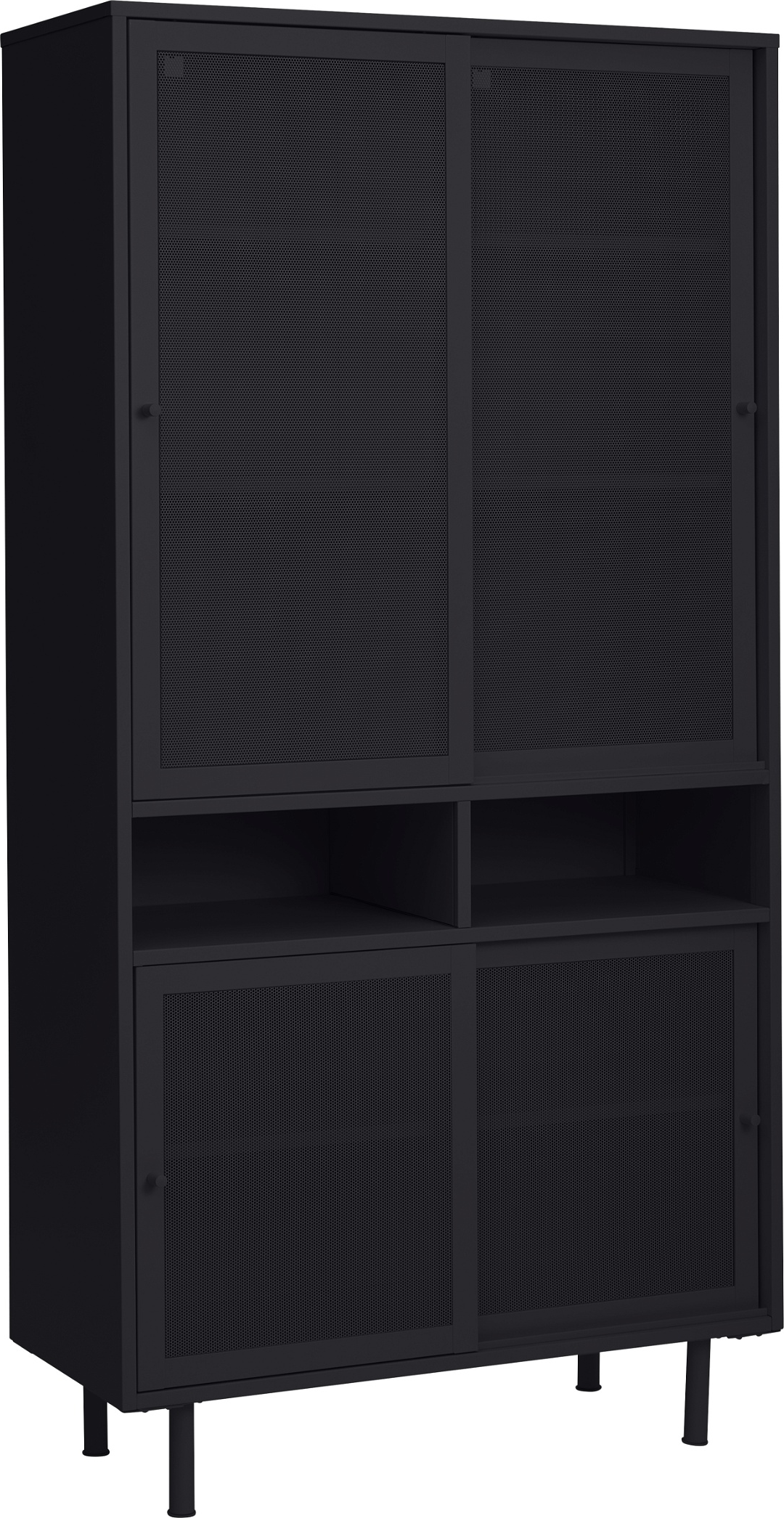 Højskab Nordique Design Veep Metal Olivengrøn H180xb90xd40