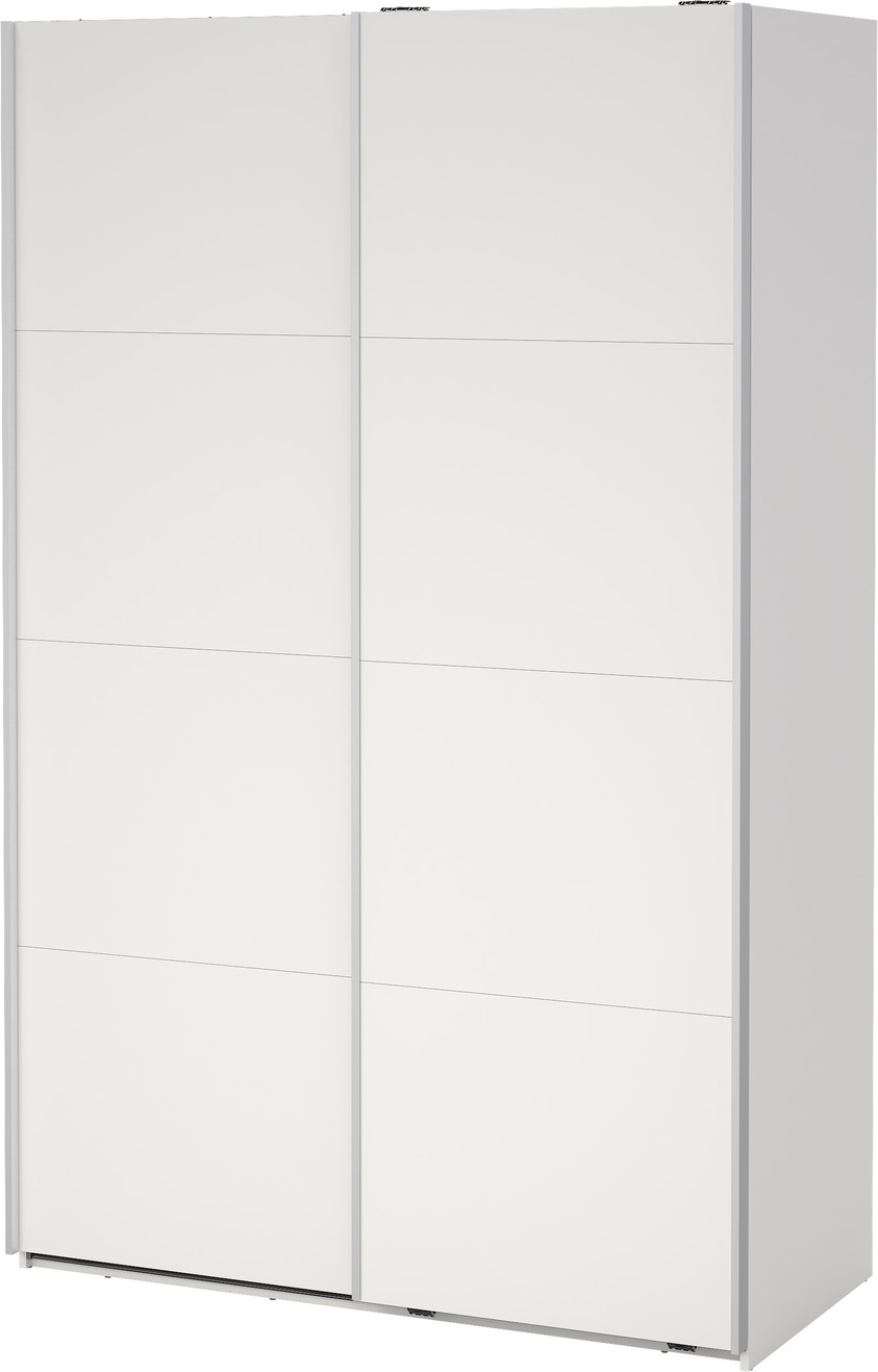 Garderobeskab Vesterholm Arden Med   Skydedøre Hvid H220ã B138ã D67