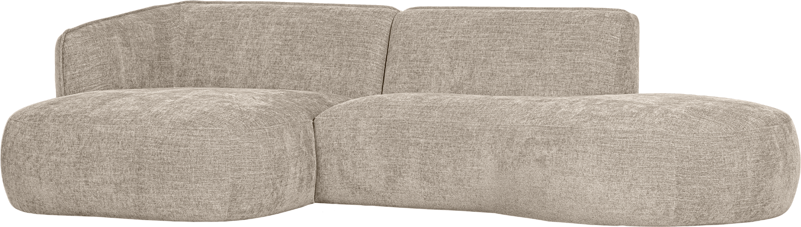 Hjørnesofa Venstrevendt Woood Polly Sand Polyester H71ã 278ã 105 150