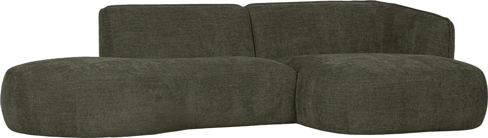 Hjørnesofa Woood Polly Grøn - Modern Design til Stuen