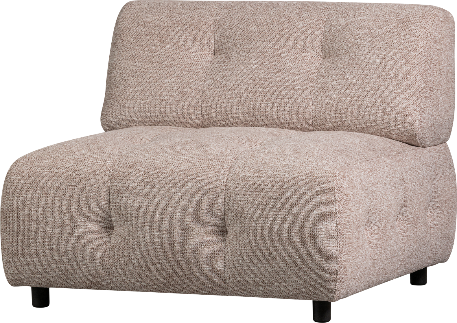 Lyserød Chenille Modulsofa fra Woood - Elegant Design