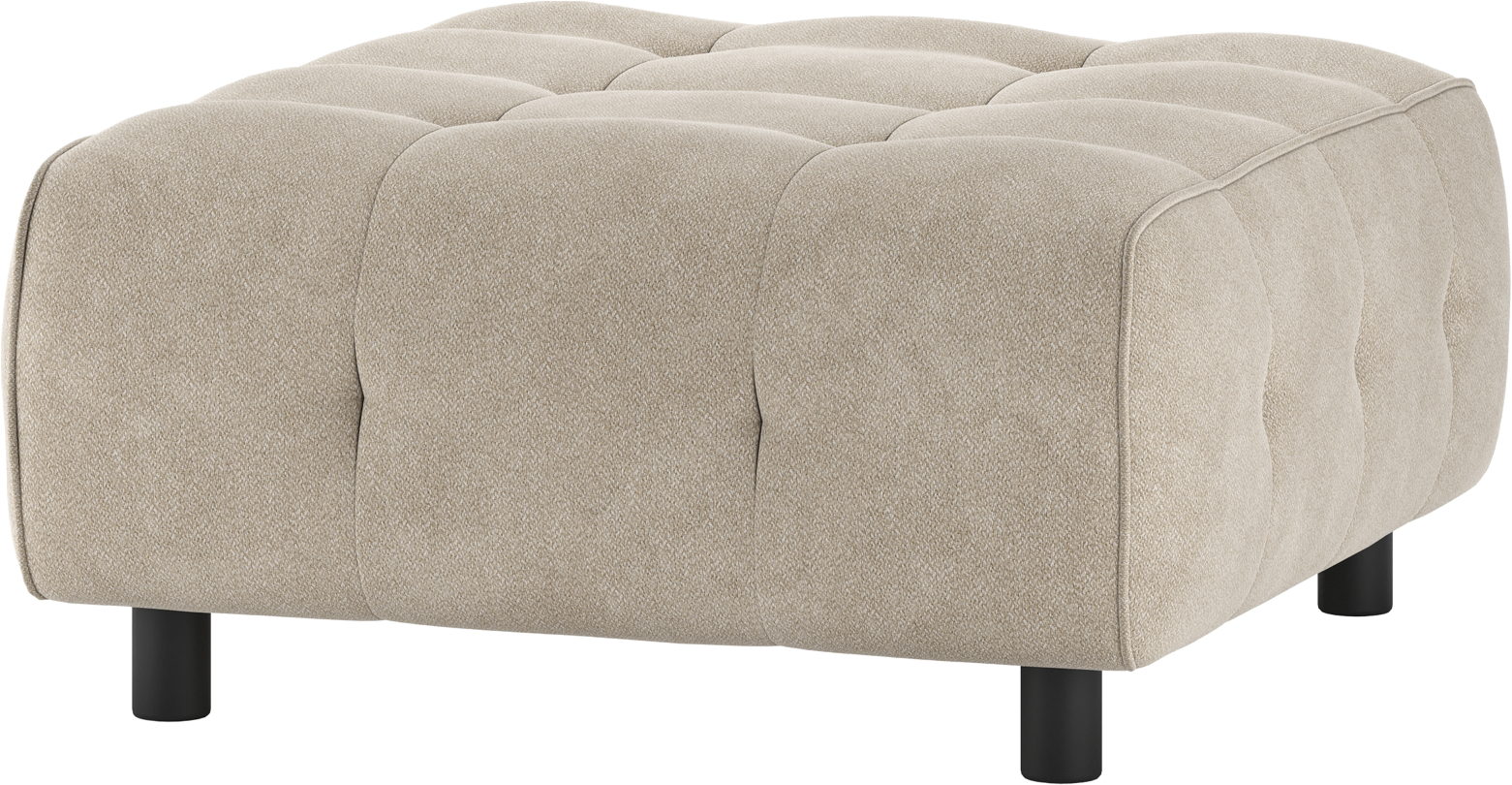 Woood Louis Modulsofa Skammel i Lysegrå Polyester