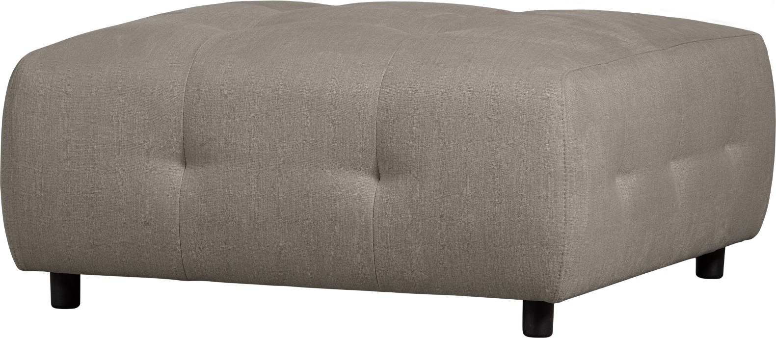 Modulær Sofa Skammel Woood Louis i Lysegrøn Polyester