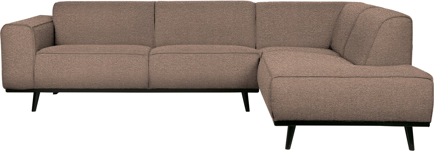 Højrevendt Hjørnesofa Woood Statement Bouclé Nougat 274x210