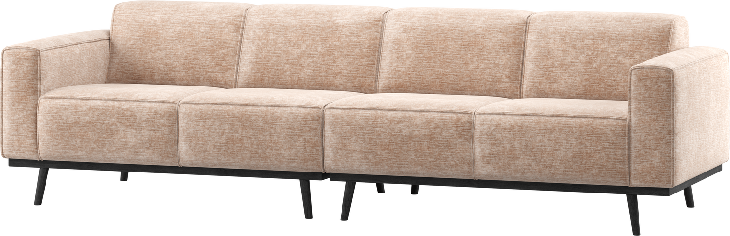 -personers Sofa Woood Statement  Chenille Velour Natur    280