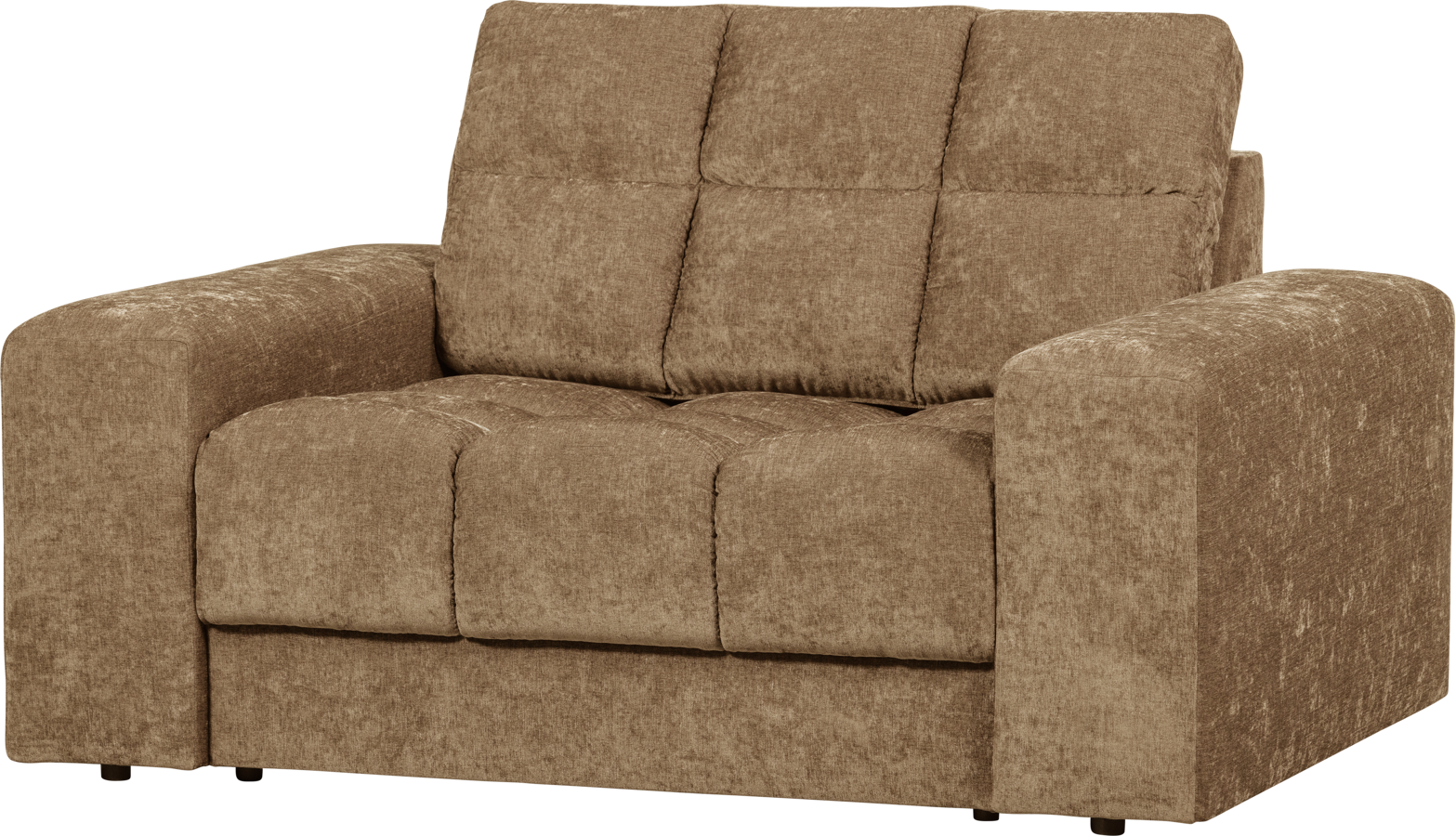 Lænestol Woood Second Date Sand Polyester Rummelig Hvilestol Med 88ã 65   Sæde H78ã B136ã D101