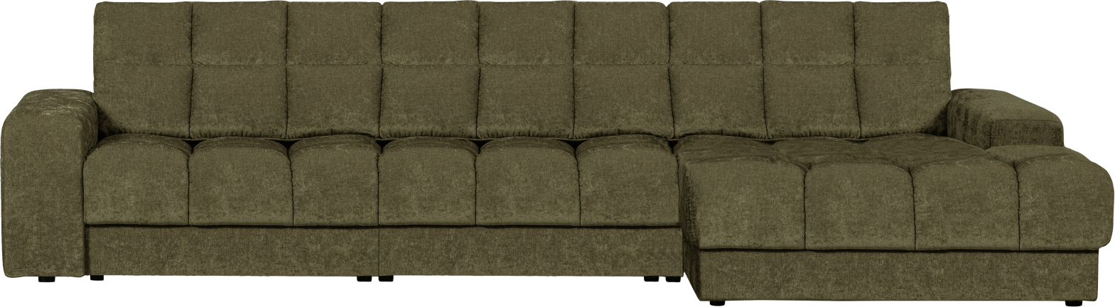 Chaiselong Sofa Woood Second Date Højrevendt Grøn Stof