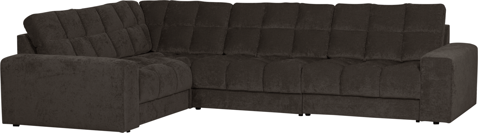 Hjørnesofa Venstrevendt Woood Second Date Antracit Polyester 316x212