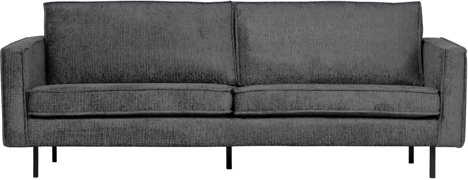 -personers Sofa Woood Rodeo  Mountain Grå Strukturvelour  Fast Siddekomfort  B190