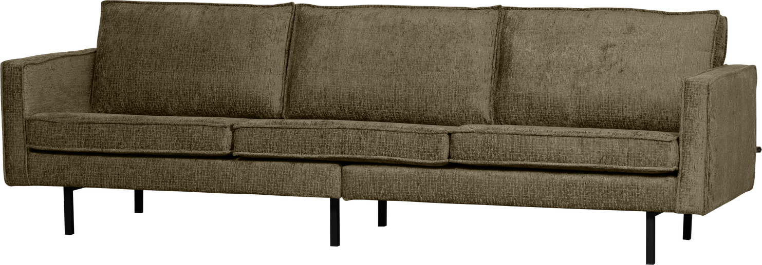 -personers Sofa Woood Rodeo Bonsai Strukturvelour 277   Høj Benramme Moderne