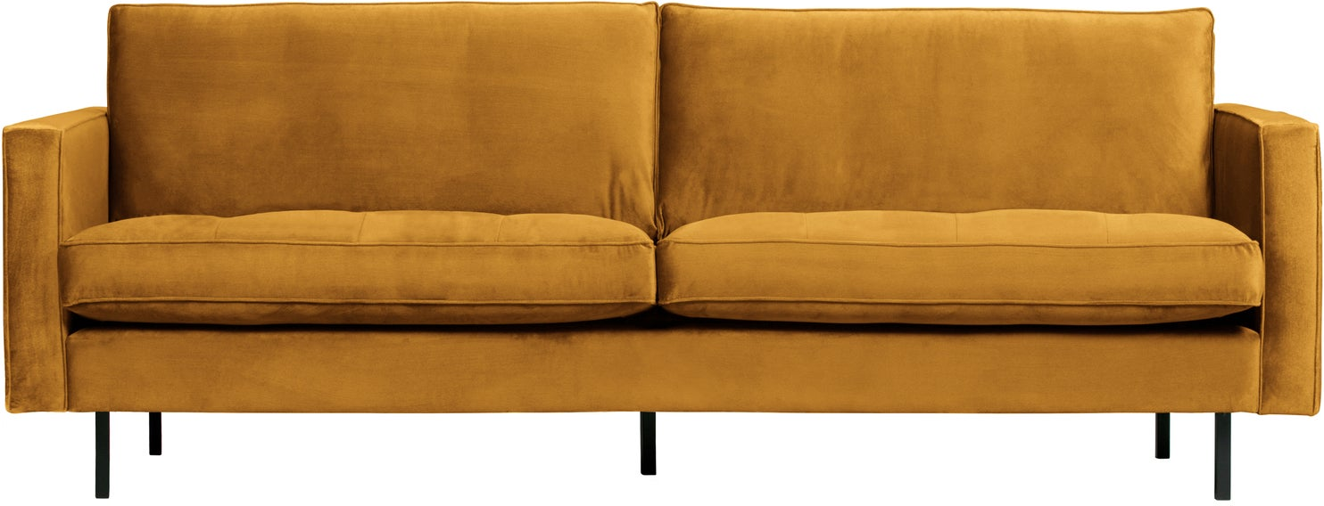 -personers Sofa Woood Rodeo Classic Velour Oker B230