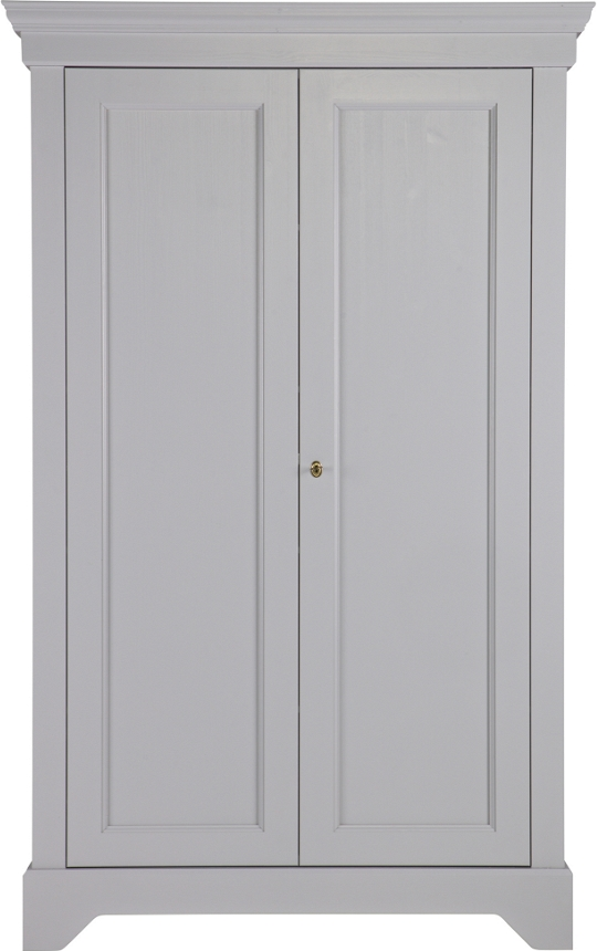 Isabel  Skab  Grå  H191x47x118    Fyrretræ