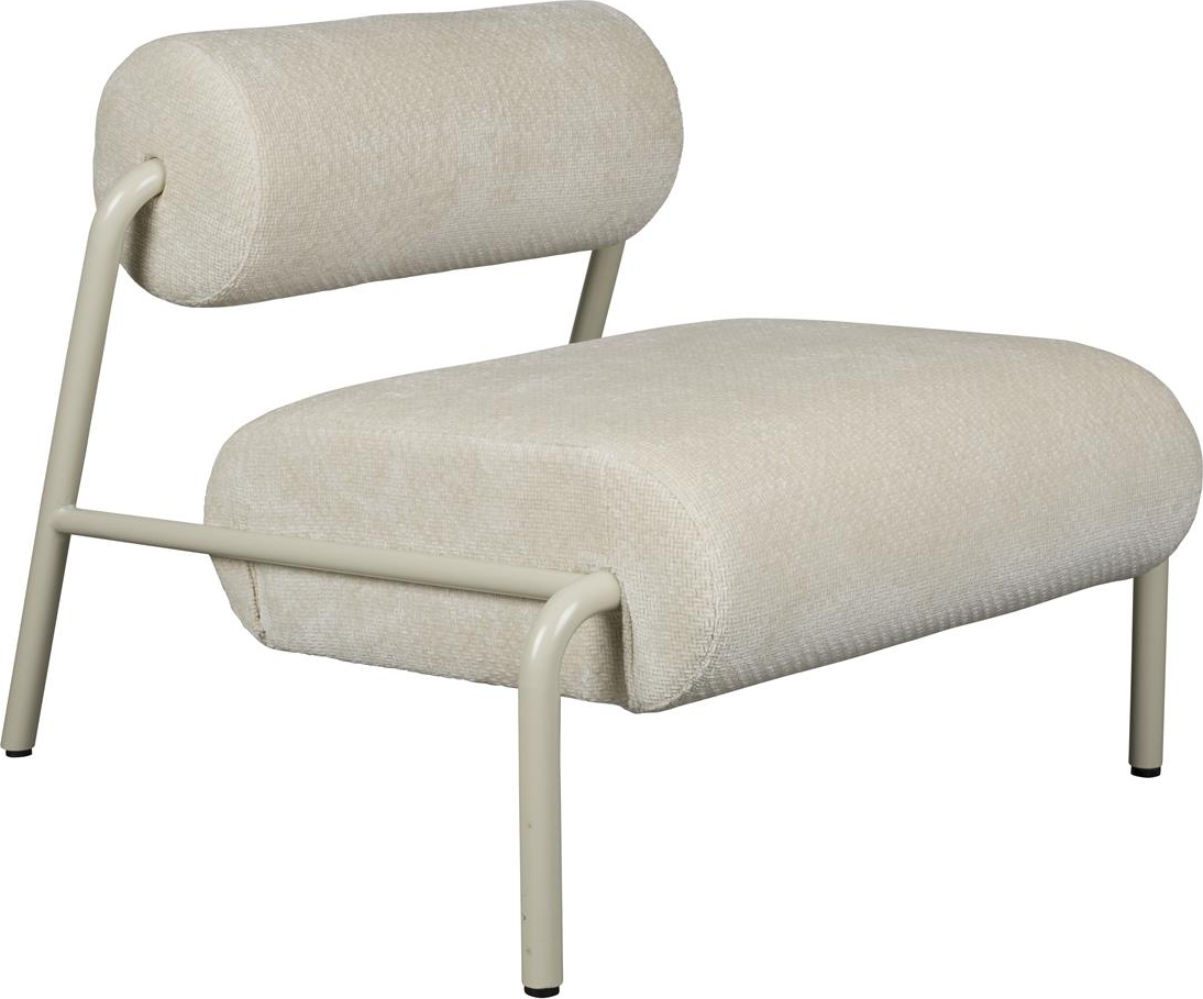 Loungestol Lænestol Zuiver Lekima Lysgrå Stof H70xb87xl93