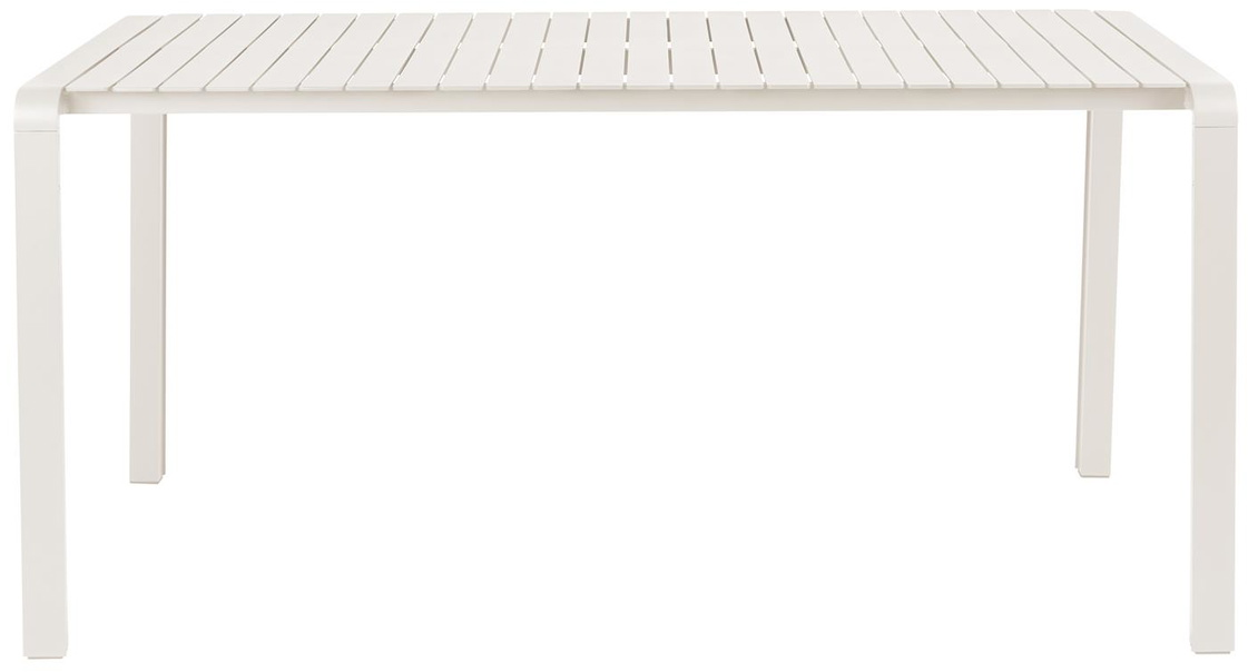 Udendørs Spisebord Zuiver Vondel Pulverlakeret Aluminium Offwhite 168   87   Havespisebord