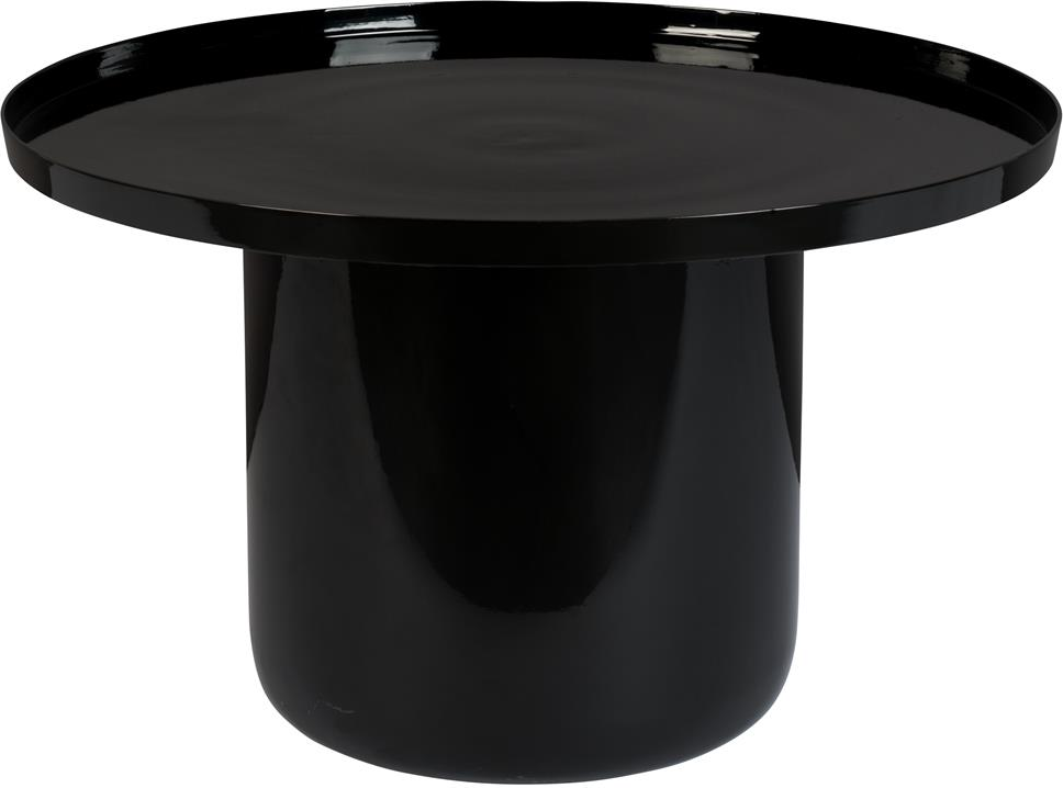 Sofabord Zuiver Shiny Rund Emaljeret Aluminium ø67   Elegant Design
