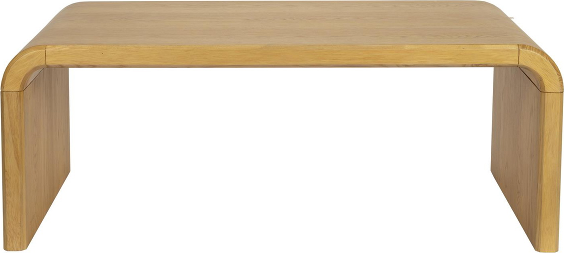 Sofabord Zuiver Brave Centerbord   Mørk Sand Egefinér   Gummitræ L120   B60   H45