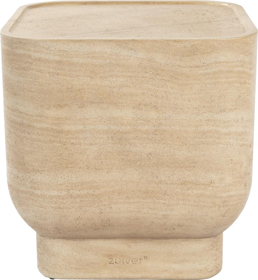 Sidebord Zuiver Noble   Beton Stenlysgrå Marmorpapirfinish 47ã 45ã 45