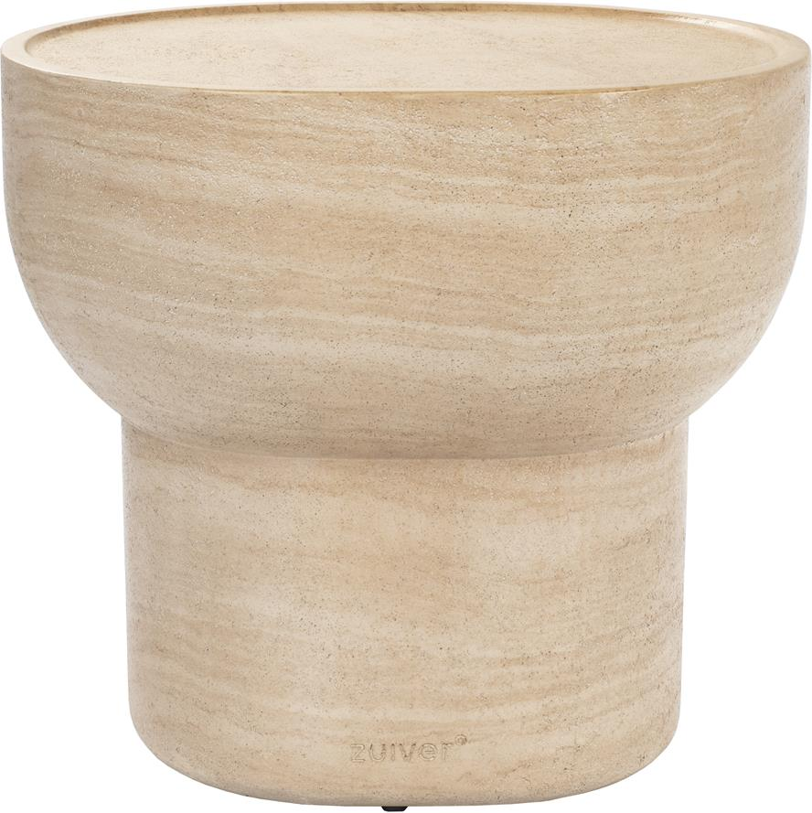 Sidebord Zuiver Noble Stenlysgrå Beton 50x42x46