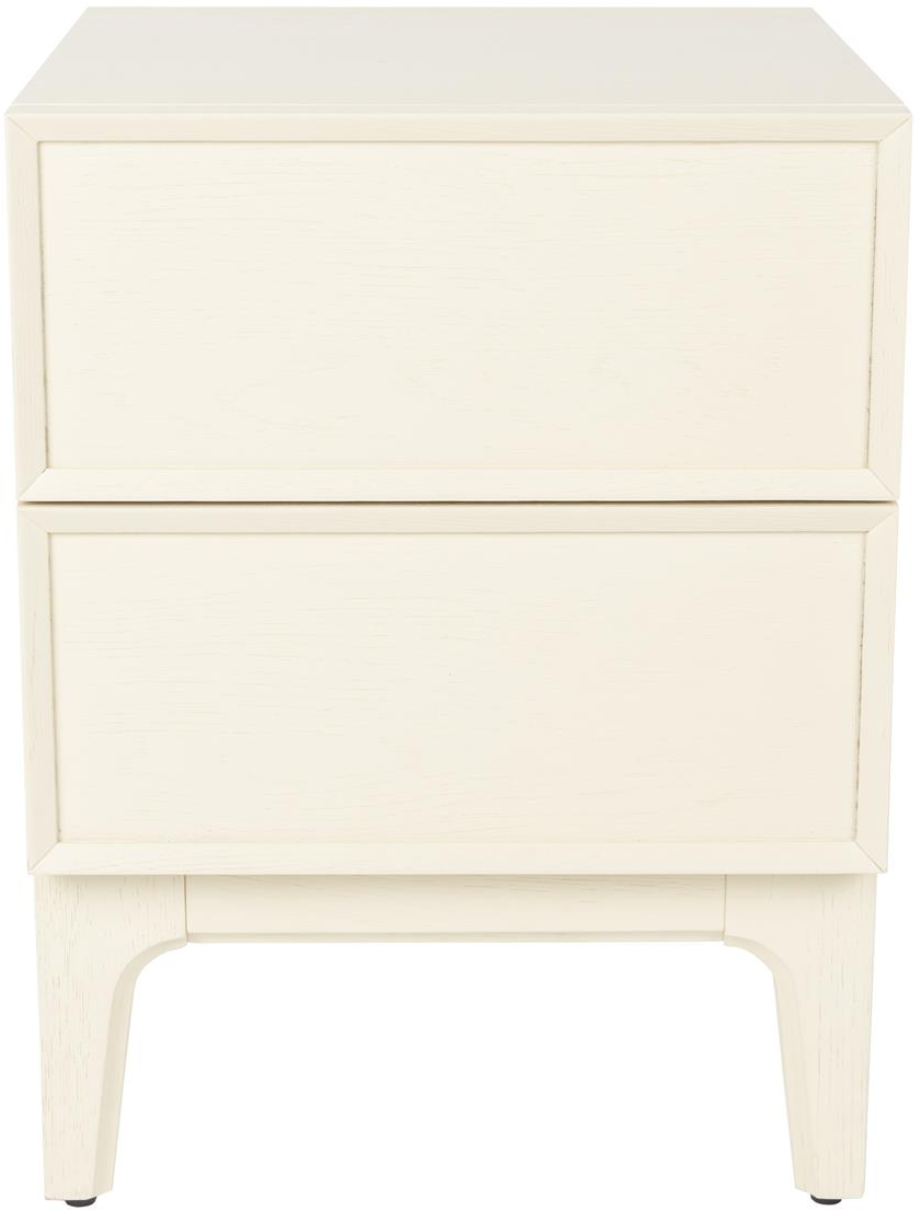 Sidebord Zuiver June Lakeret Egetræ Beige Med   Skuffer 60x45x45