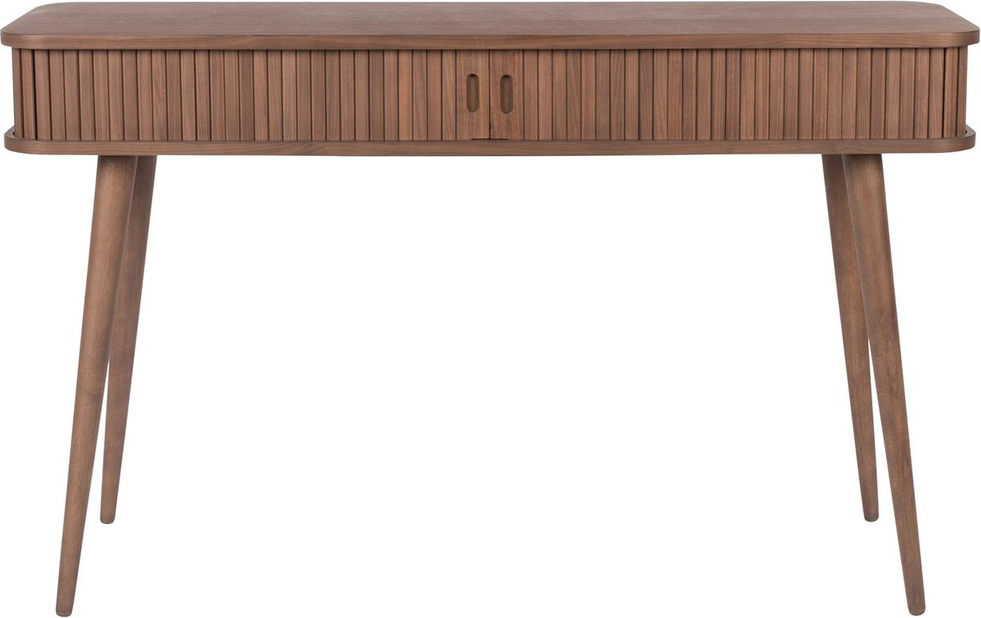 Konsolbord Zuiver Barbier L120   B35   H74   Mudderbrun Gummitræ-valnødfinér