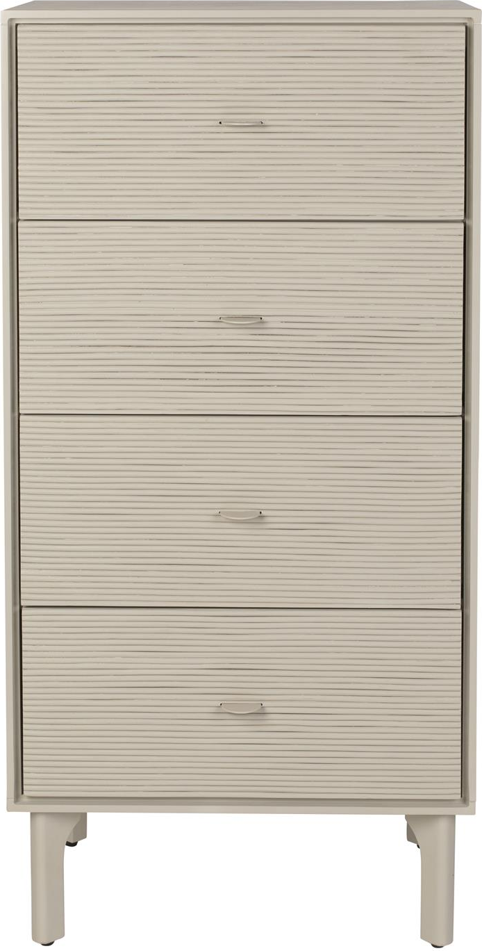 Kommode Zuiver Morning Lysgrå    Skuffer  H121xb60xd42    Mdf Akacietræ Stål