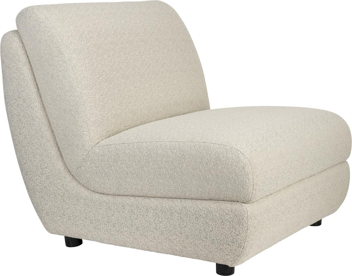 Udendørs Loungestol Zuiver Mississippi Lysgrå Vejrbestandig Havestol   Polyester   Olefinfibre 100x82x83