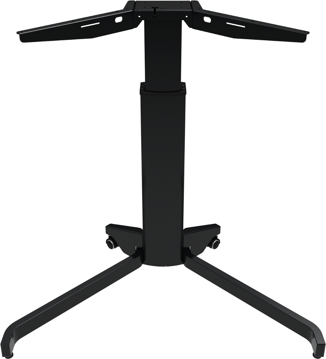 Ergonomisk Hæve-Sænkestel Motionmate i Sort Metal med Hjul